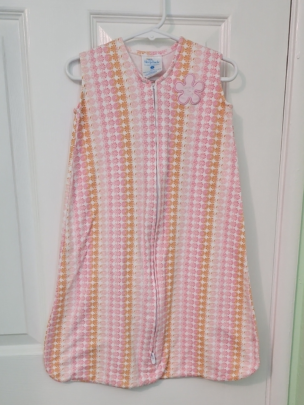 Halo SleepSack Small Pink Orange Small 0-6 Months Sleeveless